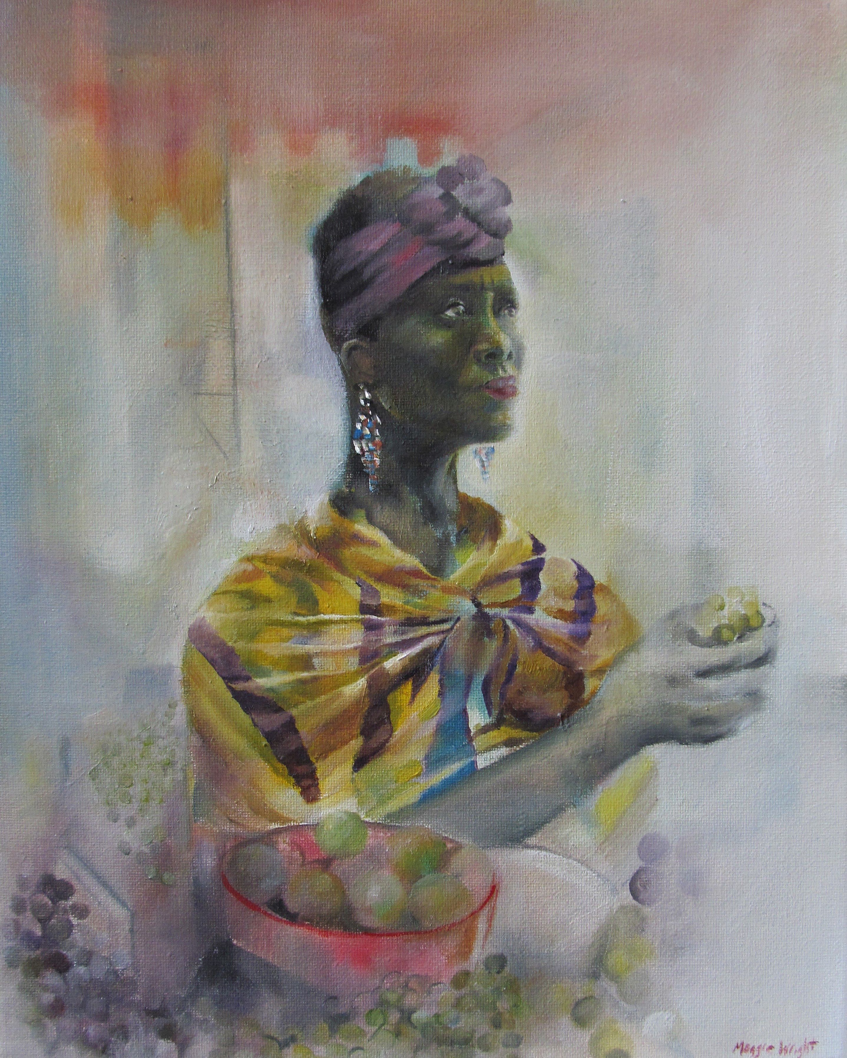 Market Lady by Maggie Wright